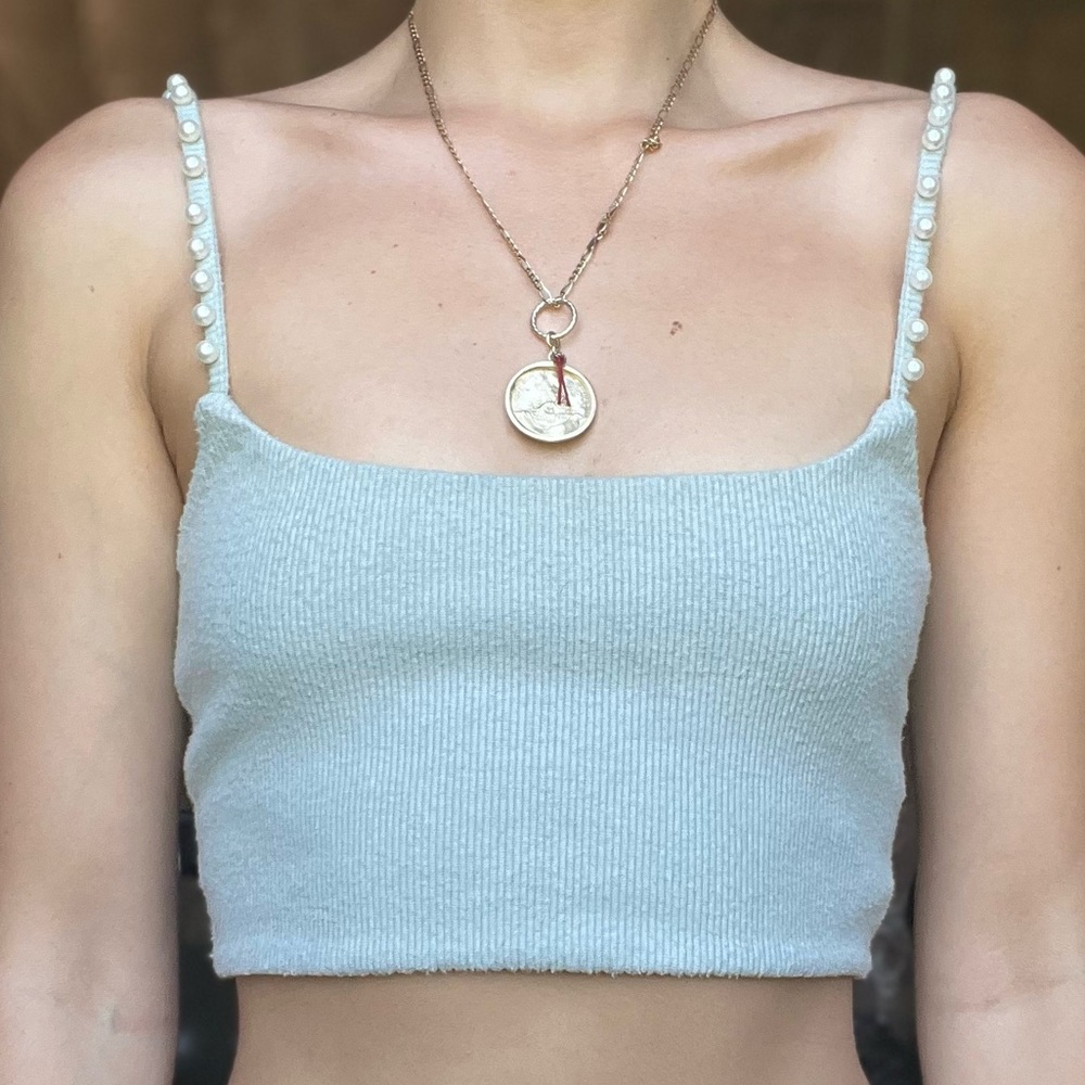 Zara Pearl Top
